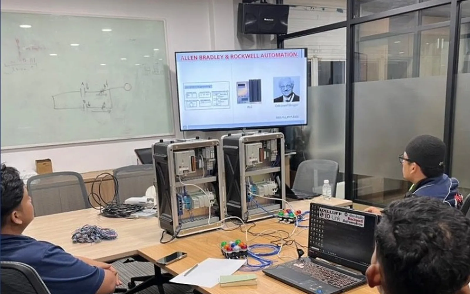 HAZS instructor delivering technical training to industrial engineers